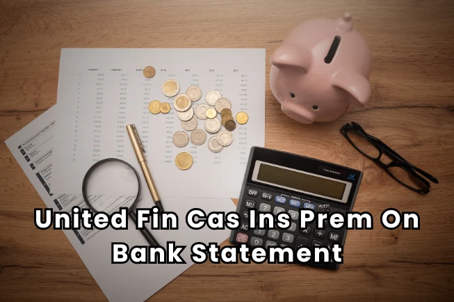 United Fin Cas Ins Prem On Bank Statement