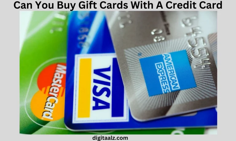 Can You Buy Gift Cards With A Credit Card