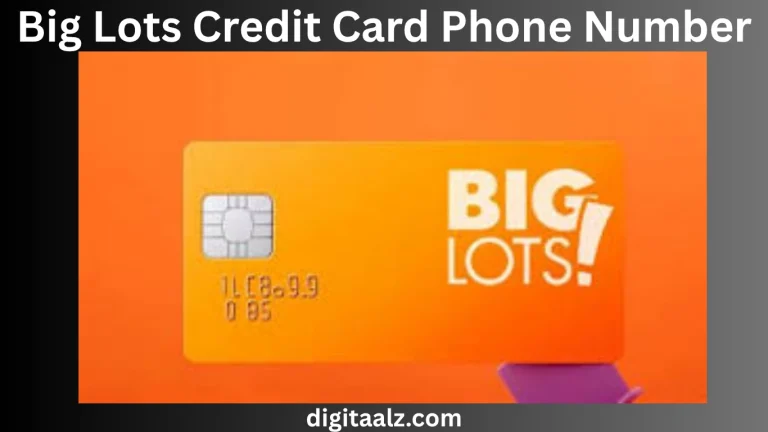 Big Lots Credit Card Phone Number