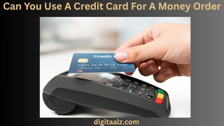Can You Use A Credit Card For A Money Order