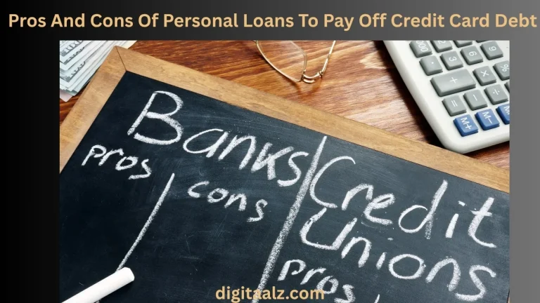 Pros And Cons Of Personal Loans To Pay Off Credit Card Debt