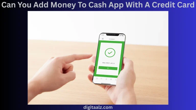 Can You Add Money To Cash App With A Credit Card